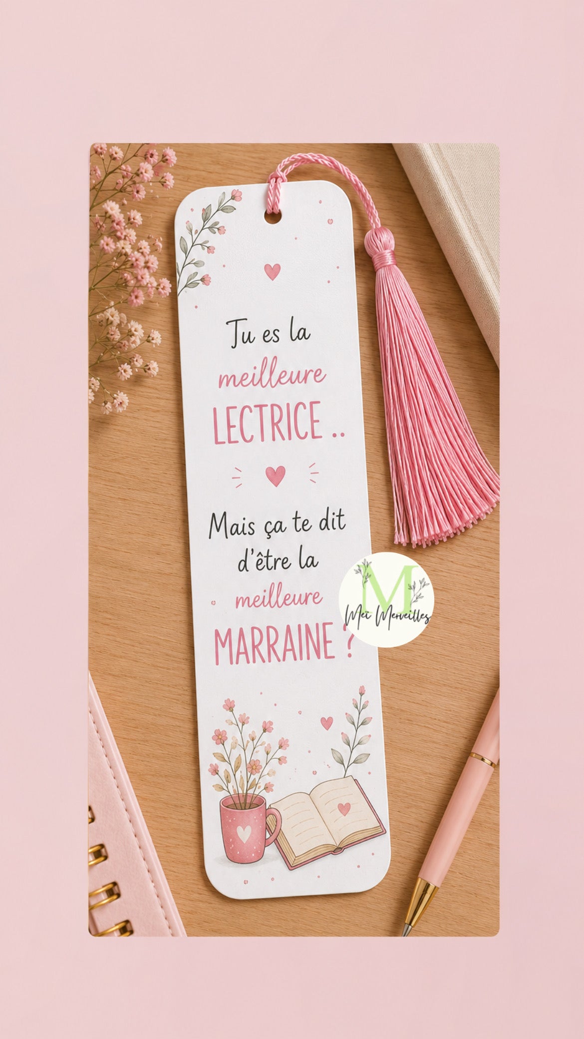 Marque page | demande marraine