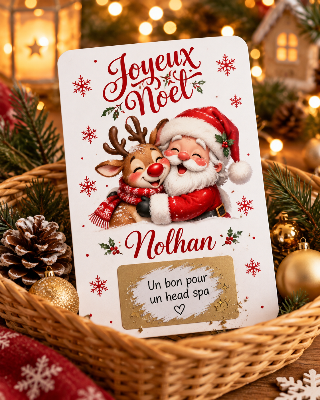 Carte à gratter spécial Noël 🎅🏽