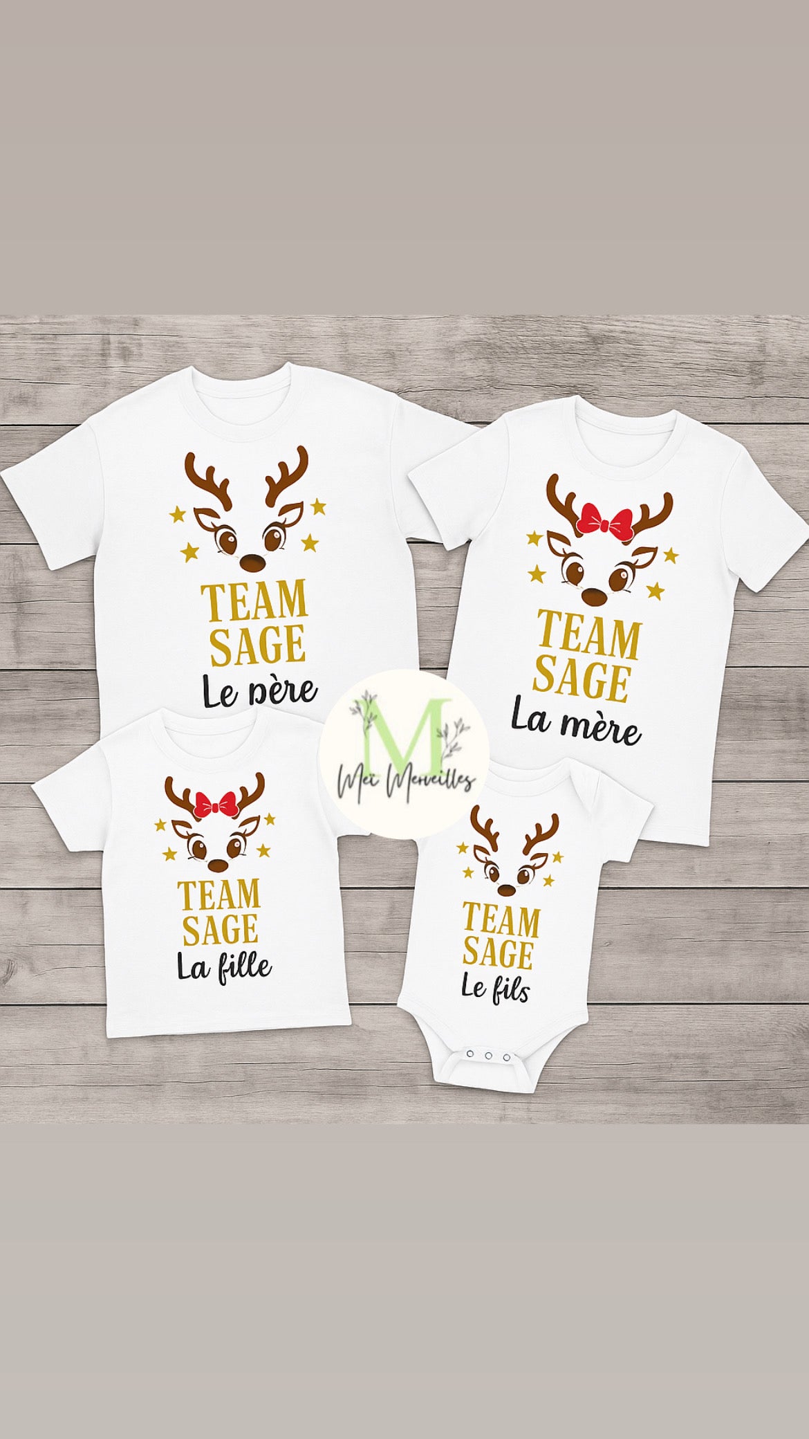 Tee shirt famille | TEAM SAGE