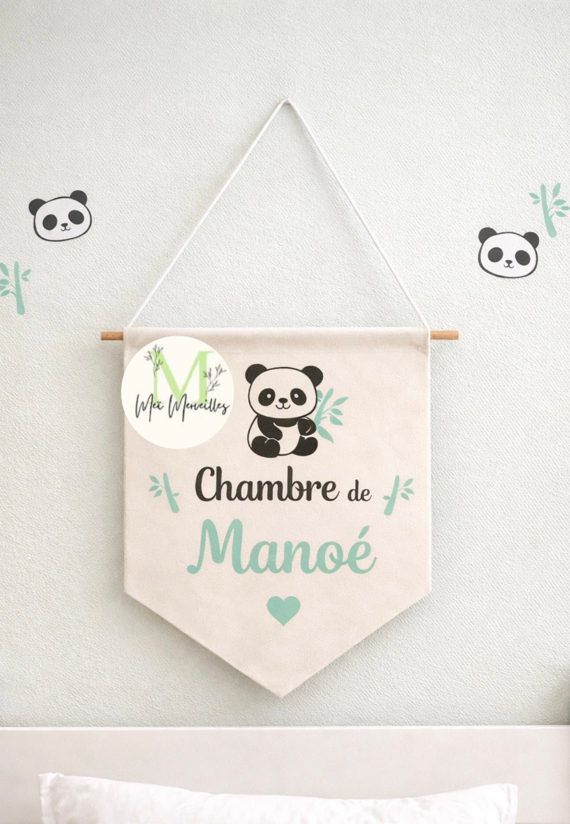 Fanion chambre | đŒ Panda