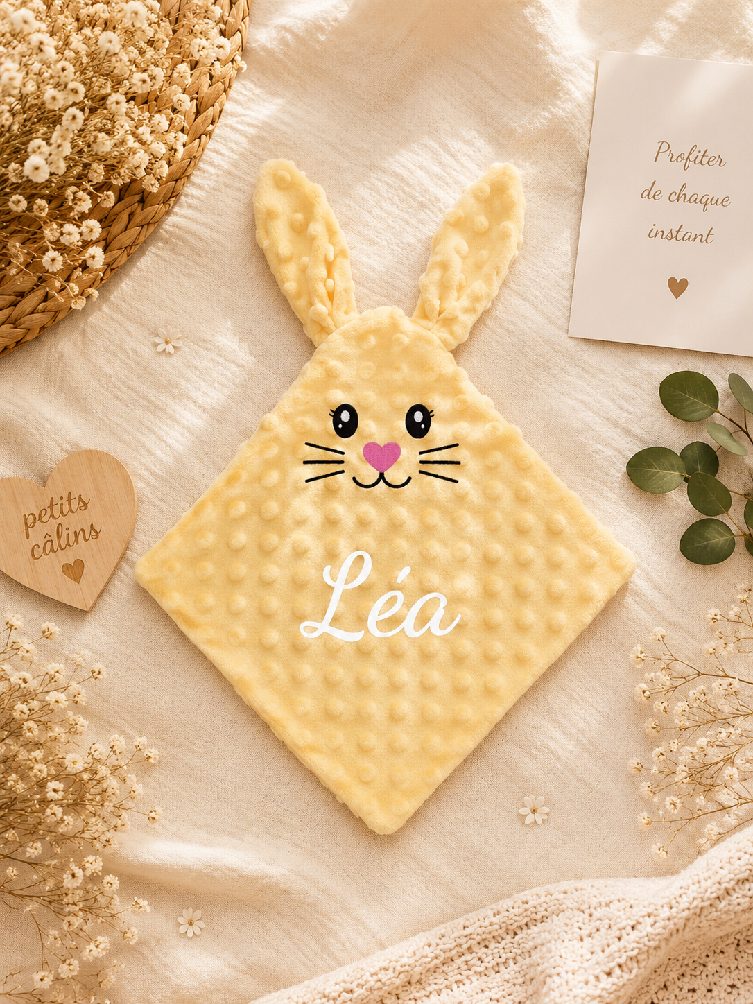 Doudou Minky đ | Jaune