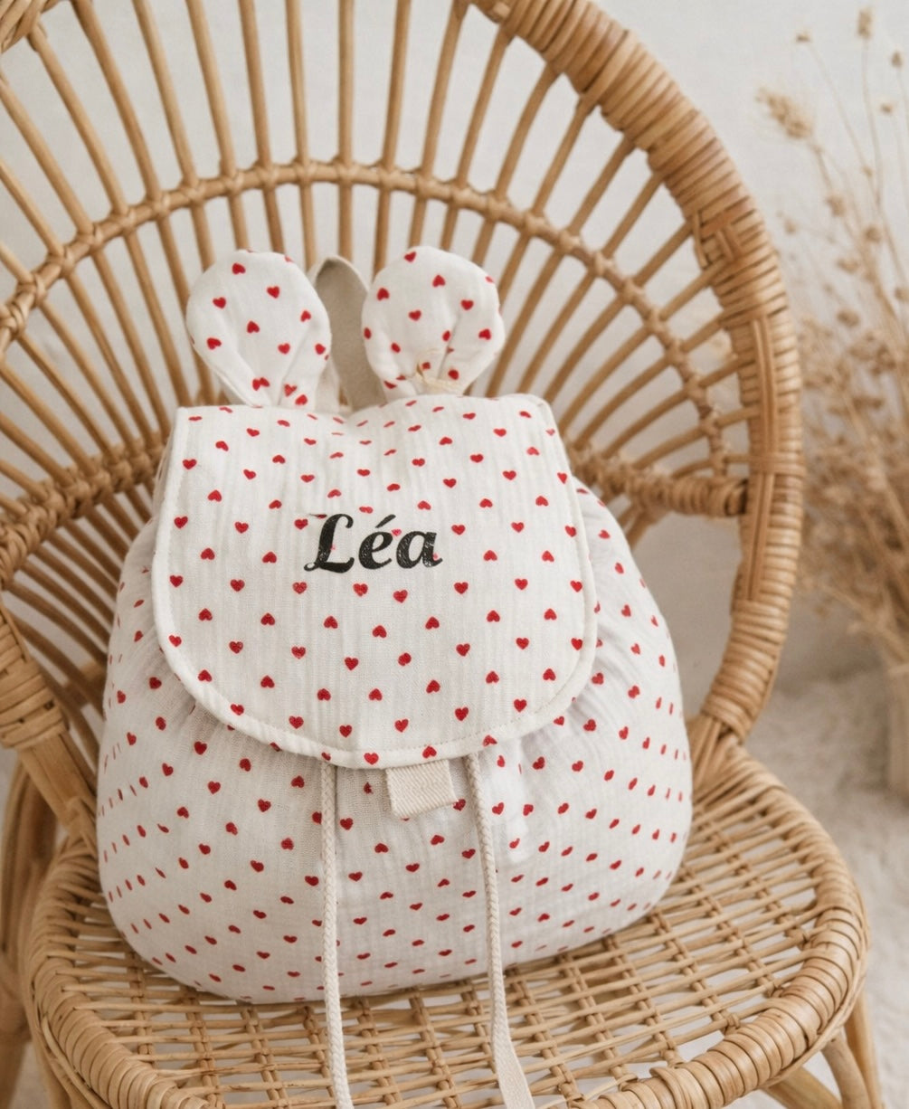 Précommande pour Avril | Sac gaze | Cœur ❤️