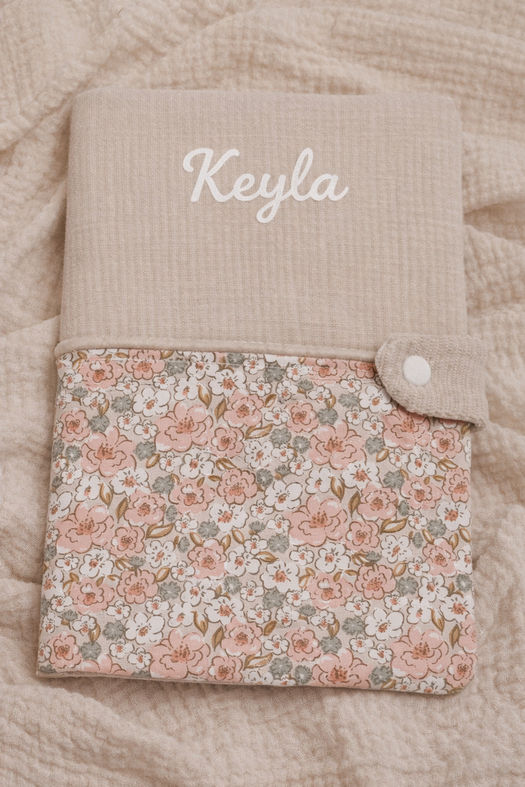 Précommande Mai 2026 _ Carnet Fleuri Beige