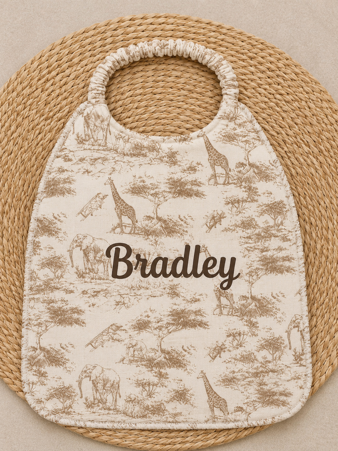 Bavoir cantine | Safari beige
