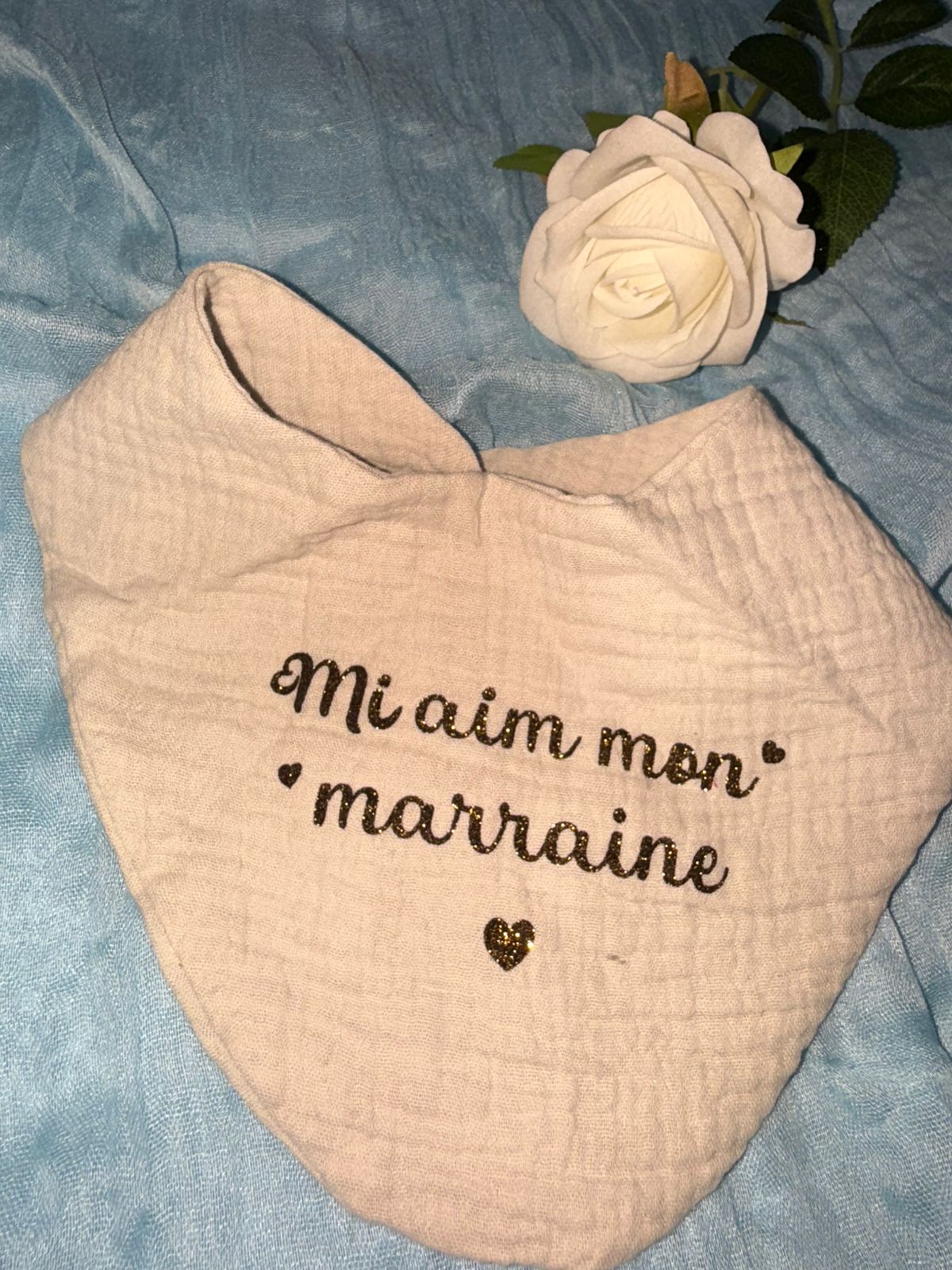 Dispo de suite | Bavoir marraine