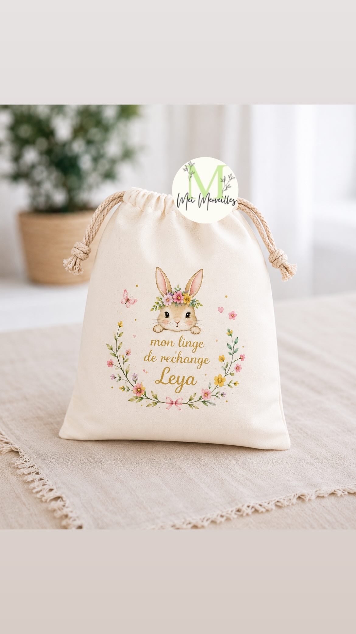 Pochon vêtement | Lapinou 🐇