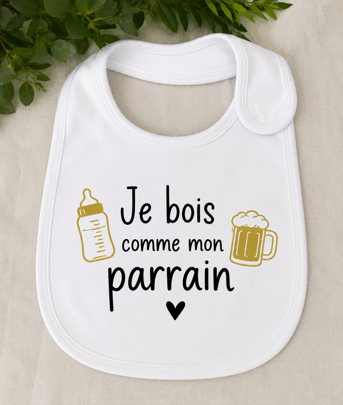 Bavoir humour | comme parrain