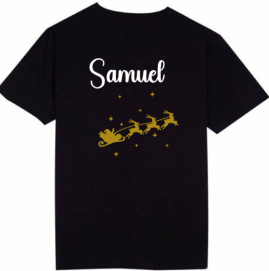 Tee Shirt Noël | Enfant | Traîneau