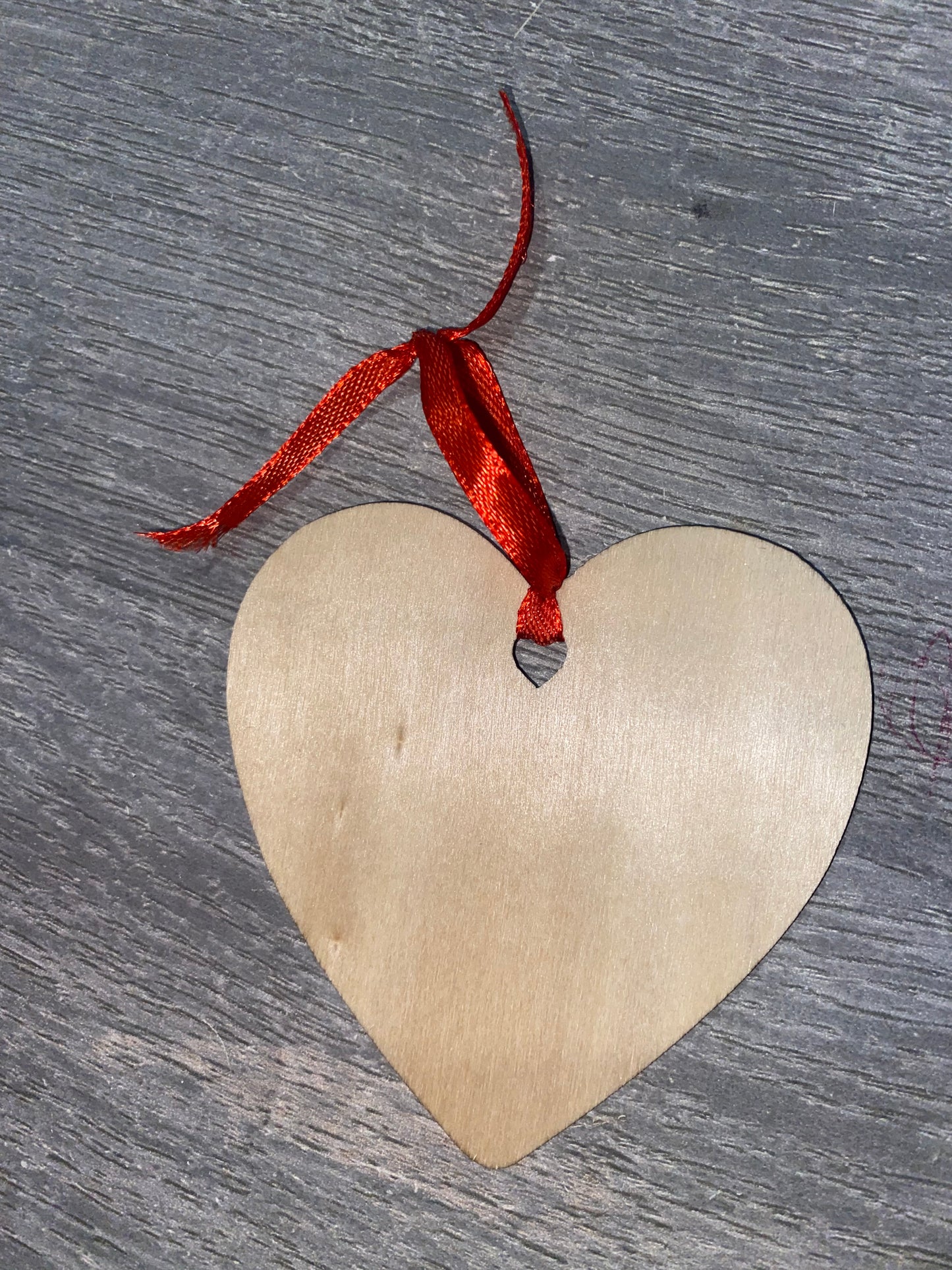 Boule plat en bois | Notre famille