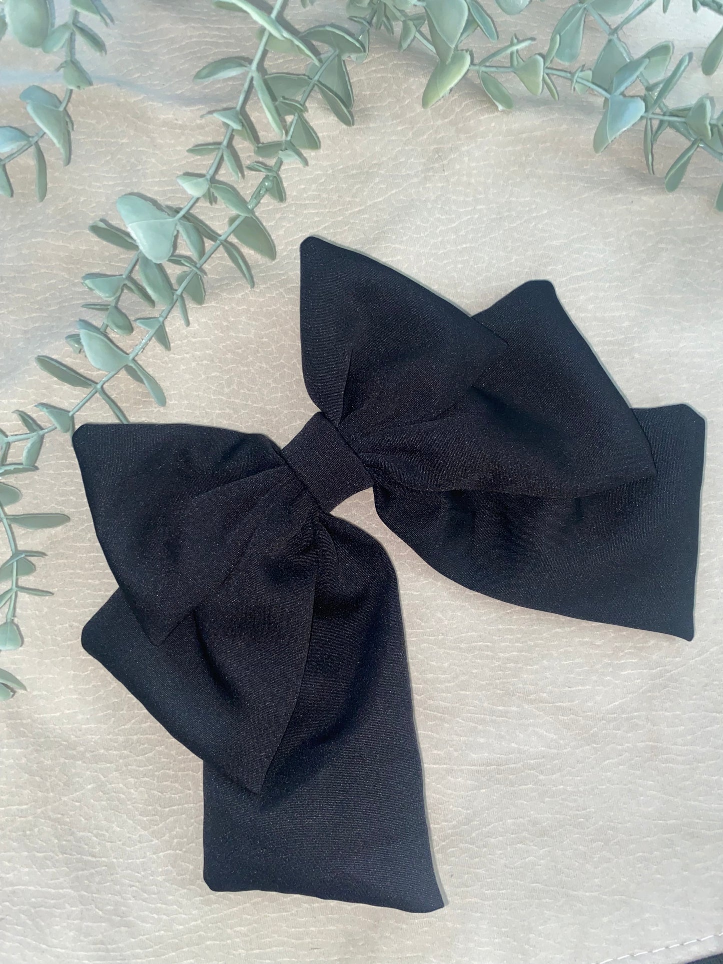 Gros noeud cheveux _ Noir