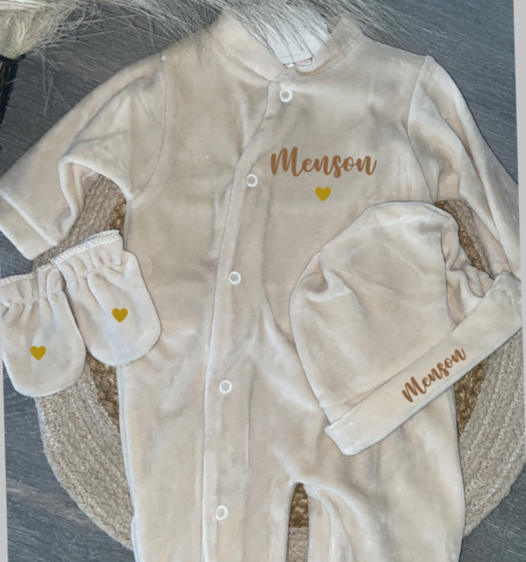 VELOURS beige | Coeur