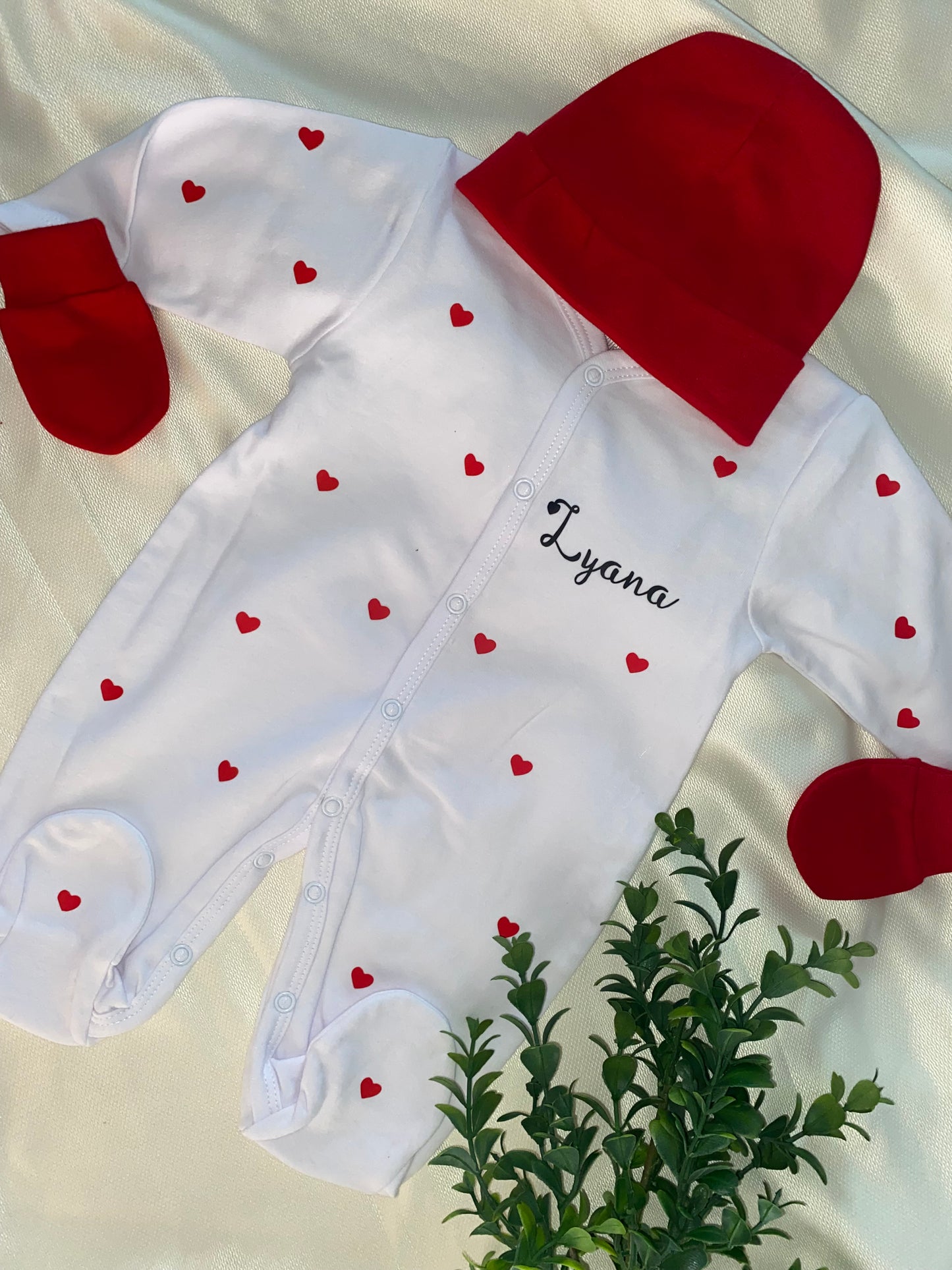 Tenue naissance | Cœur | COTON