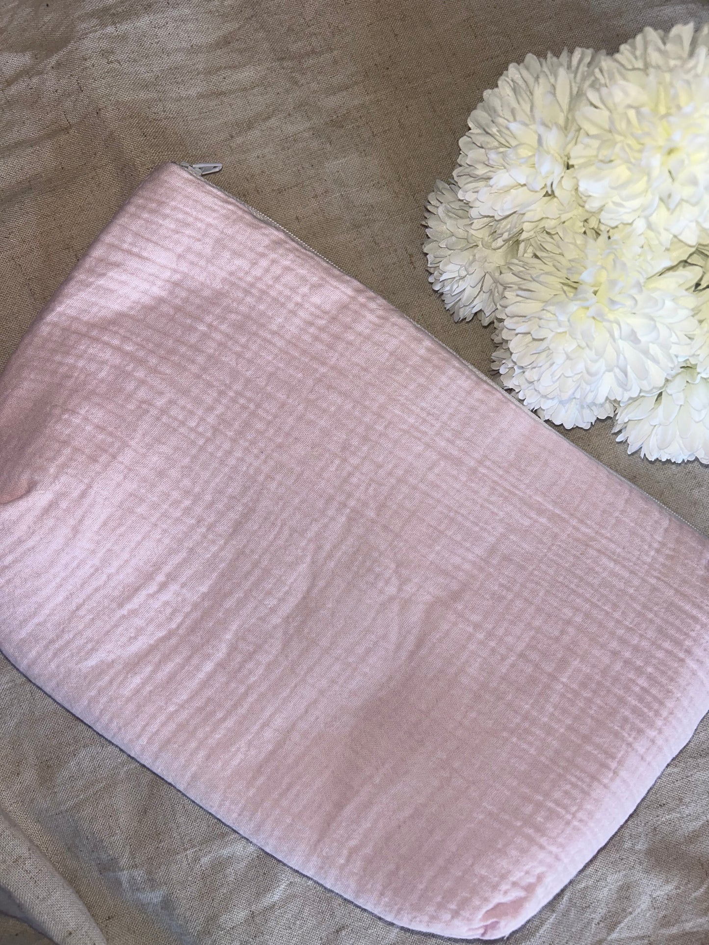 Trousse de toilette | Rose Claire à personnaliser