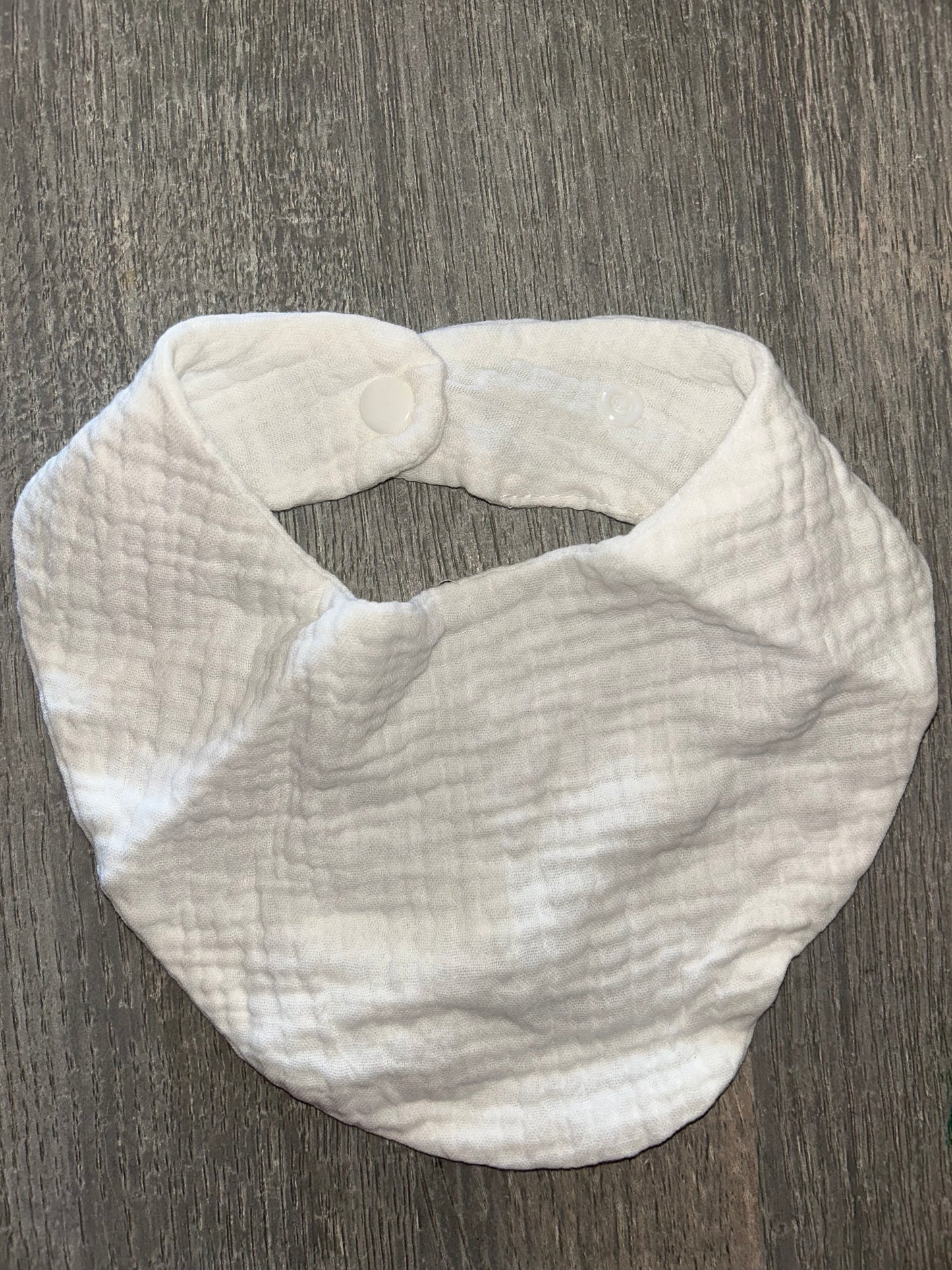 Bavoir simple | Blanc à personnaliser