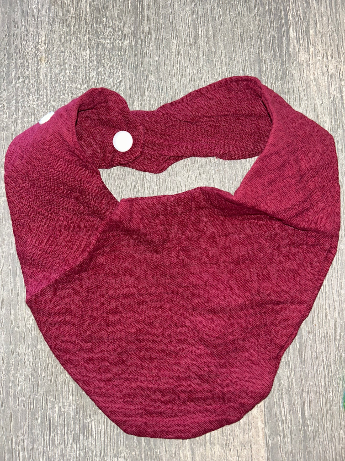 Bavoir simple | Bordeaux à personnaliser