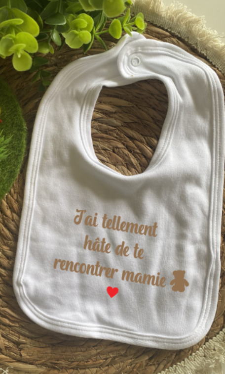 Bavoir annonce grossesse | Ourson 🐻
