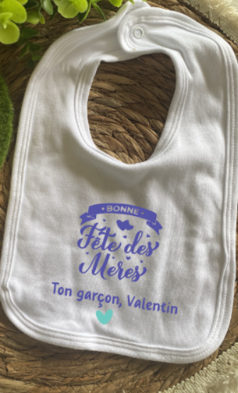 Bavoir fête des mères