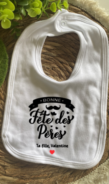 Bavoir fête des pères