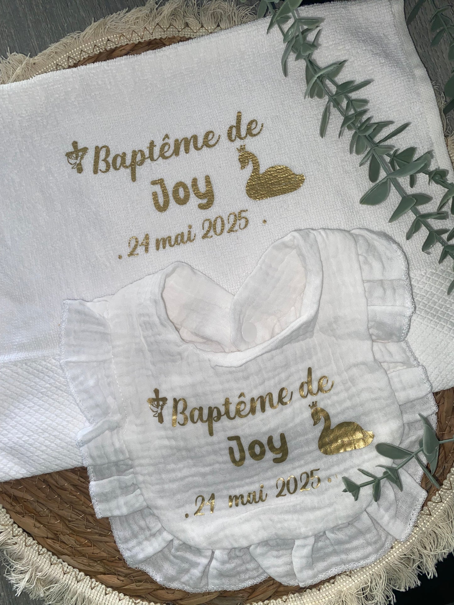 Complet baptême | Thème Cygne 🦢
