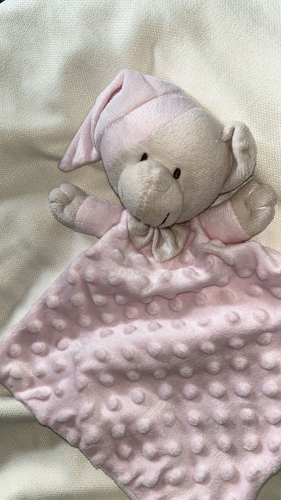 Doudou Ourson | Rose Claire