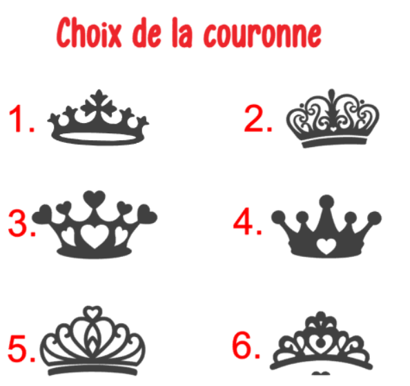 Tenue naissance | Princesse (Choisis ta couronne)