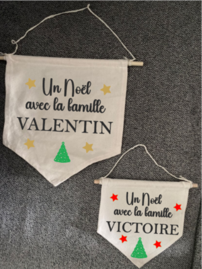 Fanion de Noel | Un noel avec la famille...