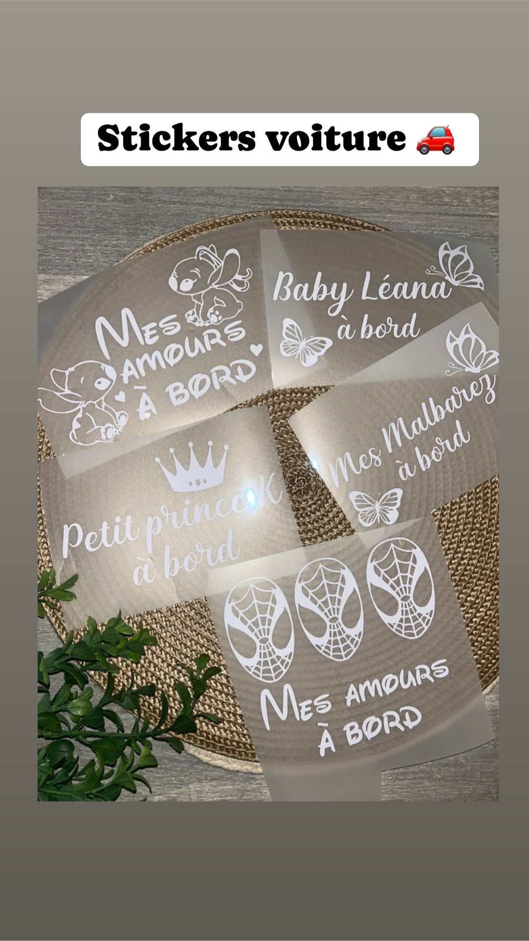 Stickers bébé à bord