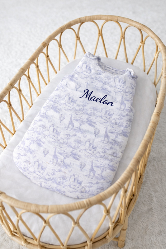 Précommande pour Avril |  Gigoteuse bleu •  Safari