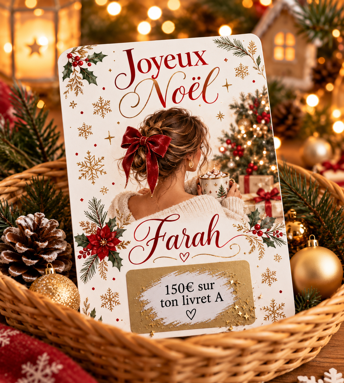 Carte à gratter spécial Noël ✨