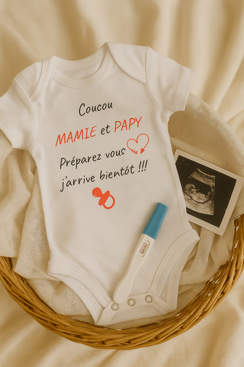 Body annonce grossesse | Mamie & Papy