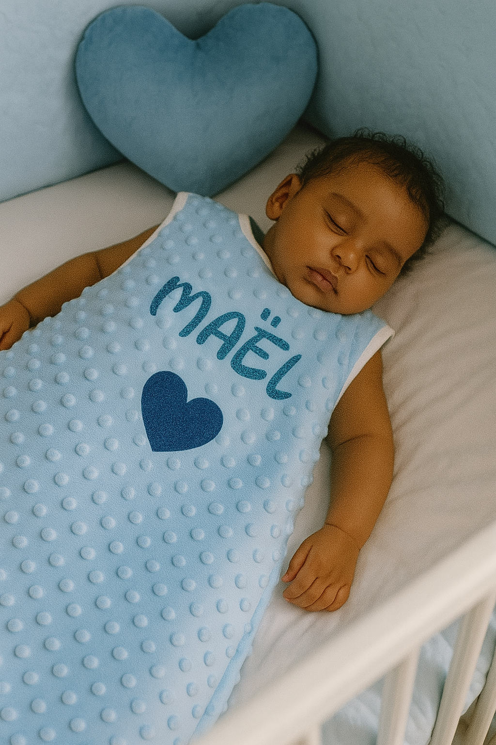 Gigoteuse minky | Bleu claire à personnaliser