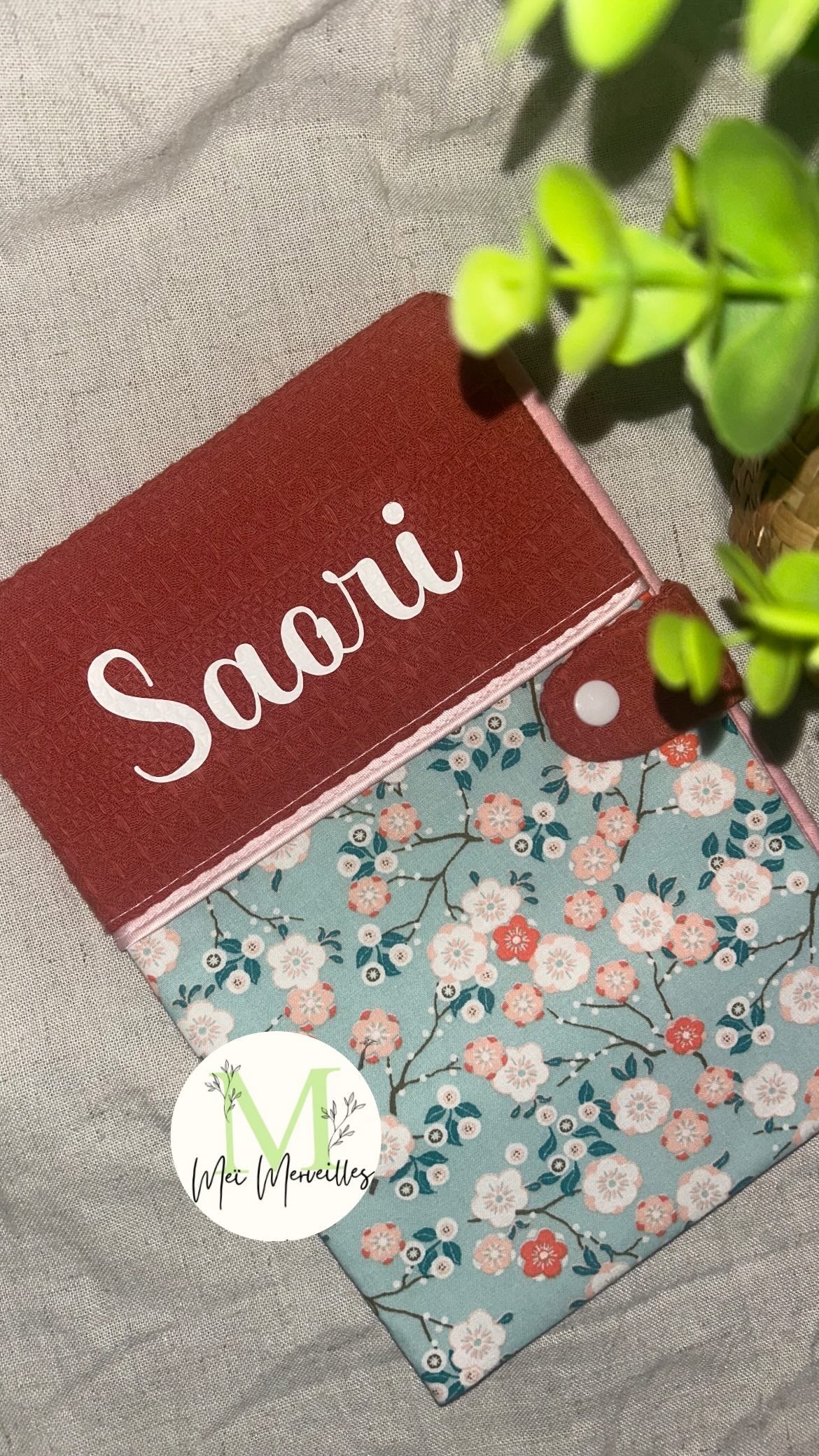 Protège carnet de santé | Floral à personnaliser (2)