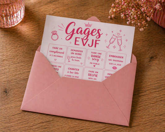 EVJF | Jeu de gages