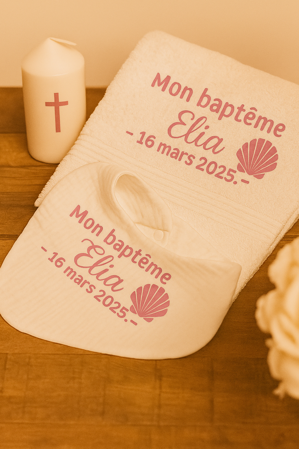 Complet baptême | Thème Coquillage 🐚