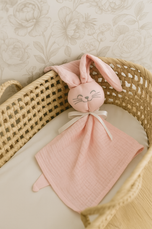 Doudou Gaze de Coton | Rose Claire