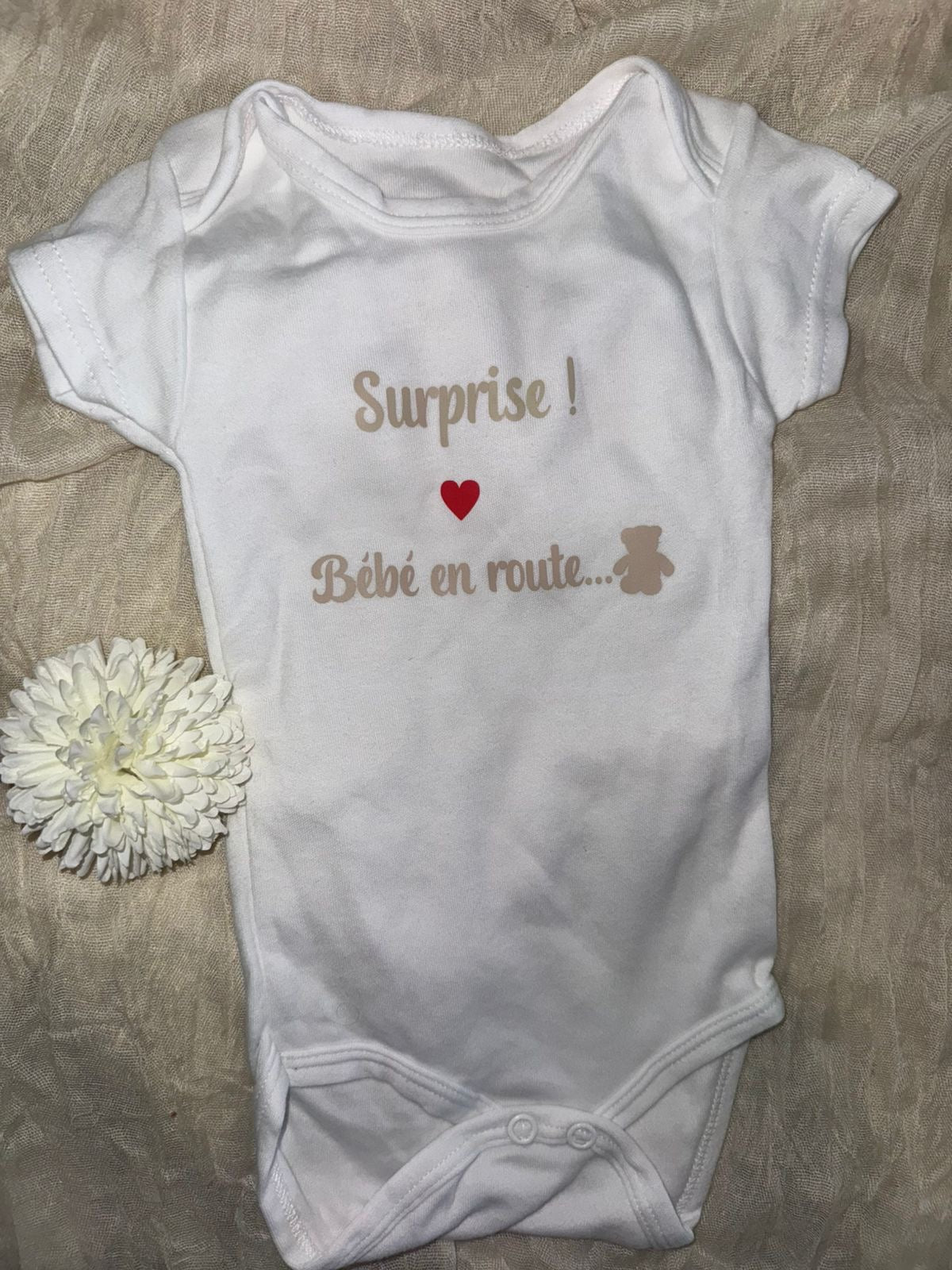 Dispo de suite | Body bébé surprise