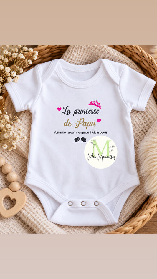 Body T Shirt | Princesse & Papa boxeur