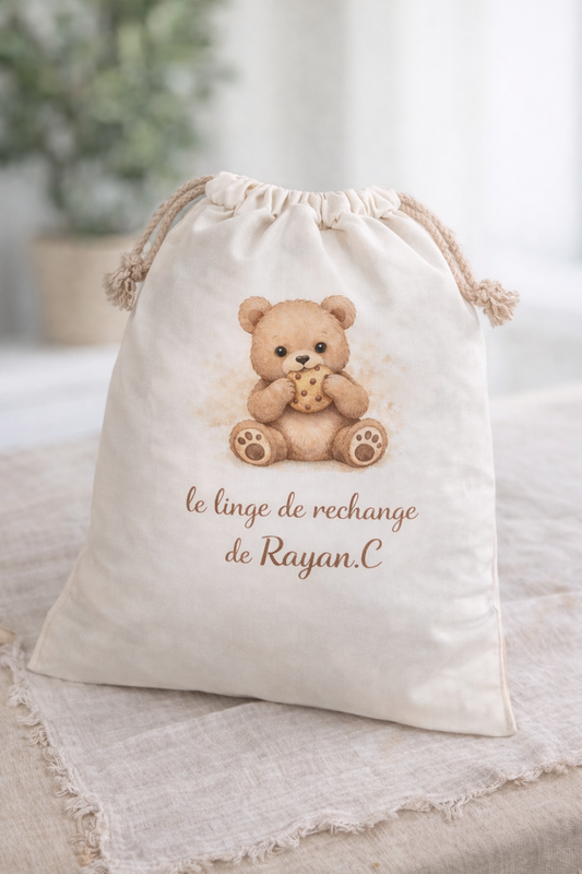 Pochon vêtement | Ourson 🐻