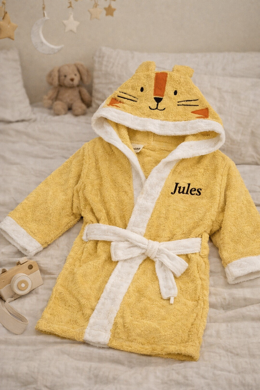 Peignoir enfant | Renard jaune