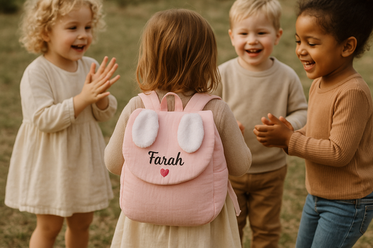 Sac à dos | Rose claire Coeur
