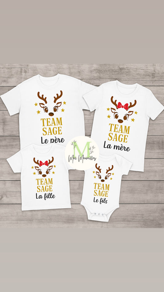 Tee shirt famille | TEAM SAGE