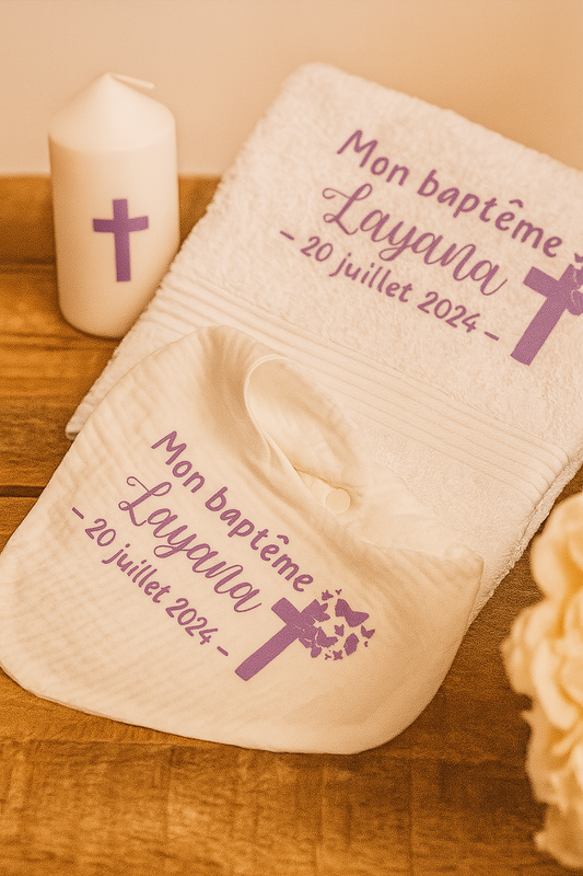 Complet baptême | Thème papillon