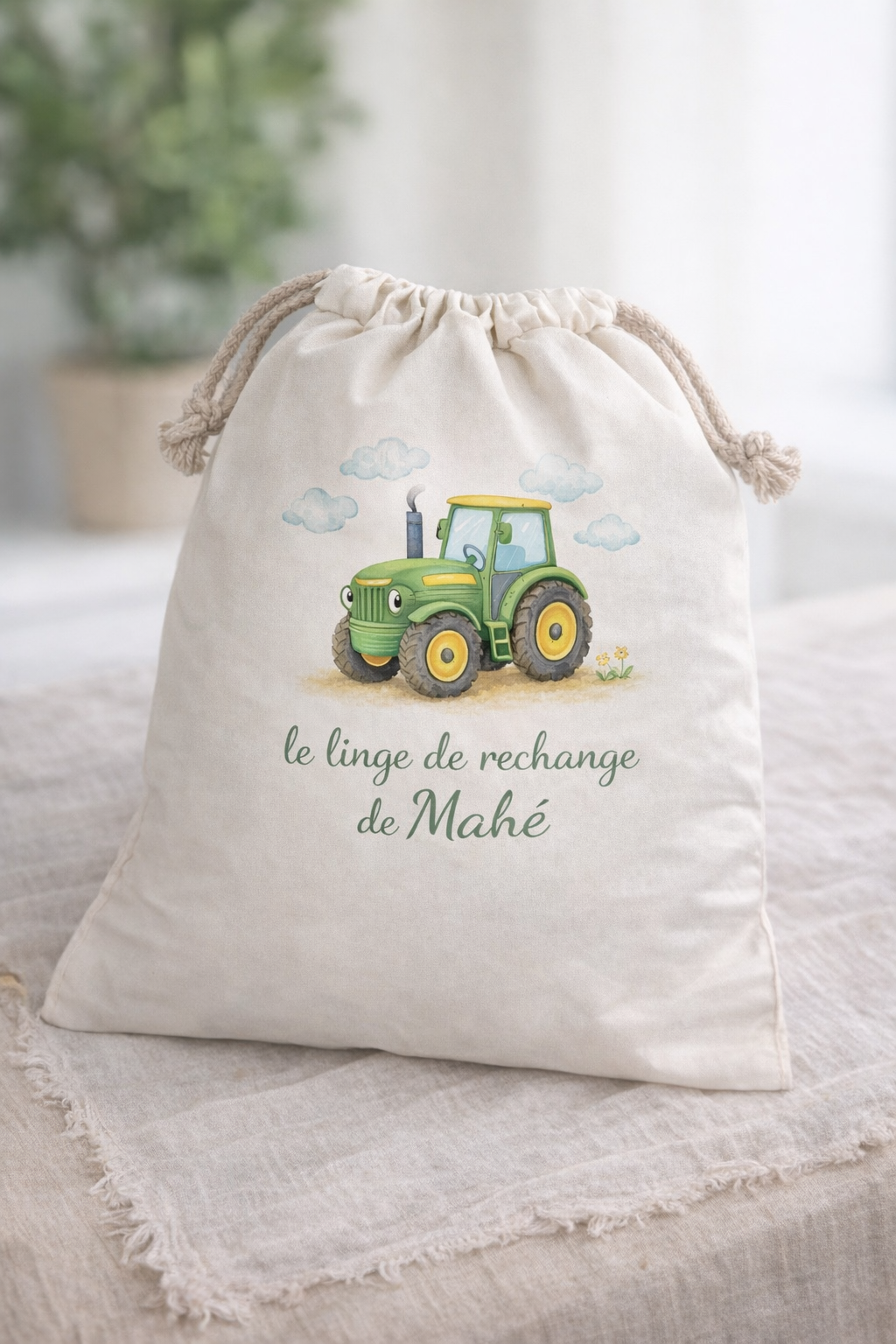 Pochon vêtement | Tracteur 🚜