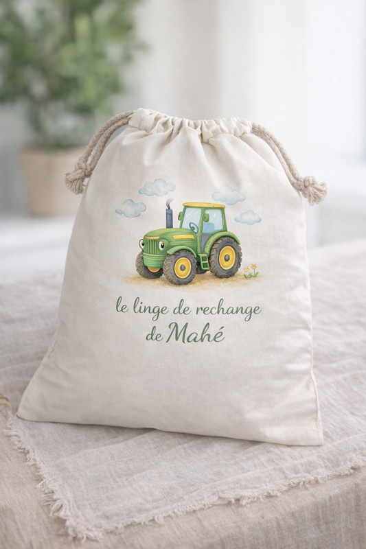 Pochon vêtement | Tracteur 🚜