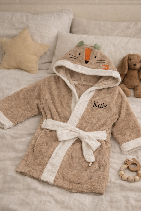 Peignoir enfant | Renard Marron