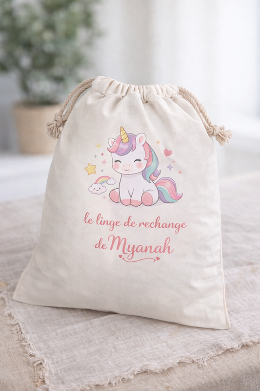 Pochon vêtement | Licorne 🦄