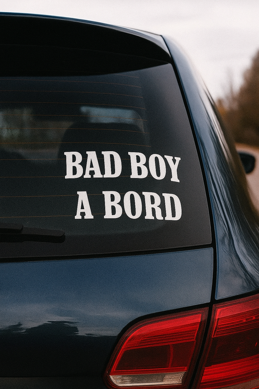 Stickers bebe à bord | Bad Boy