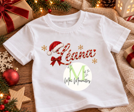 T-shirt Noël |  Chapeau de Noël ❤️