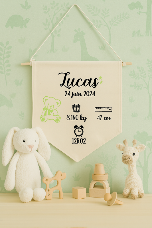 Fanion | Thème Ourson 🐻
