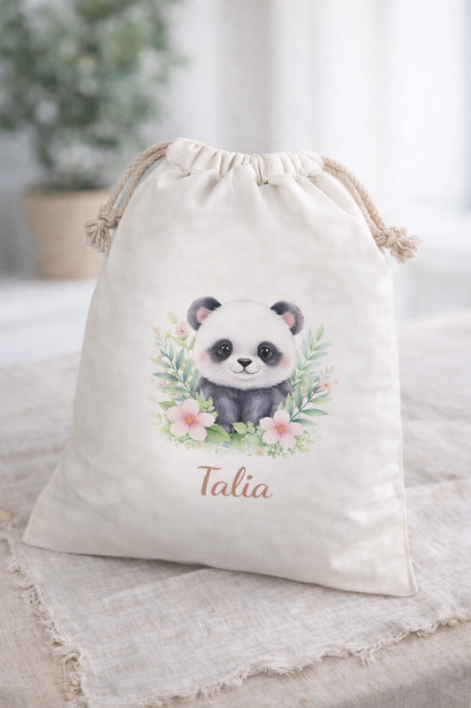 Pochon vêtement |Panda 🌸 🐼